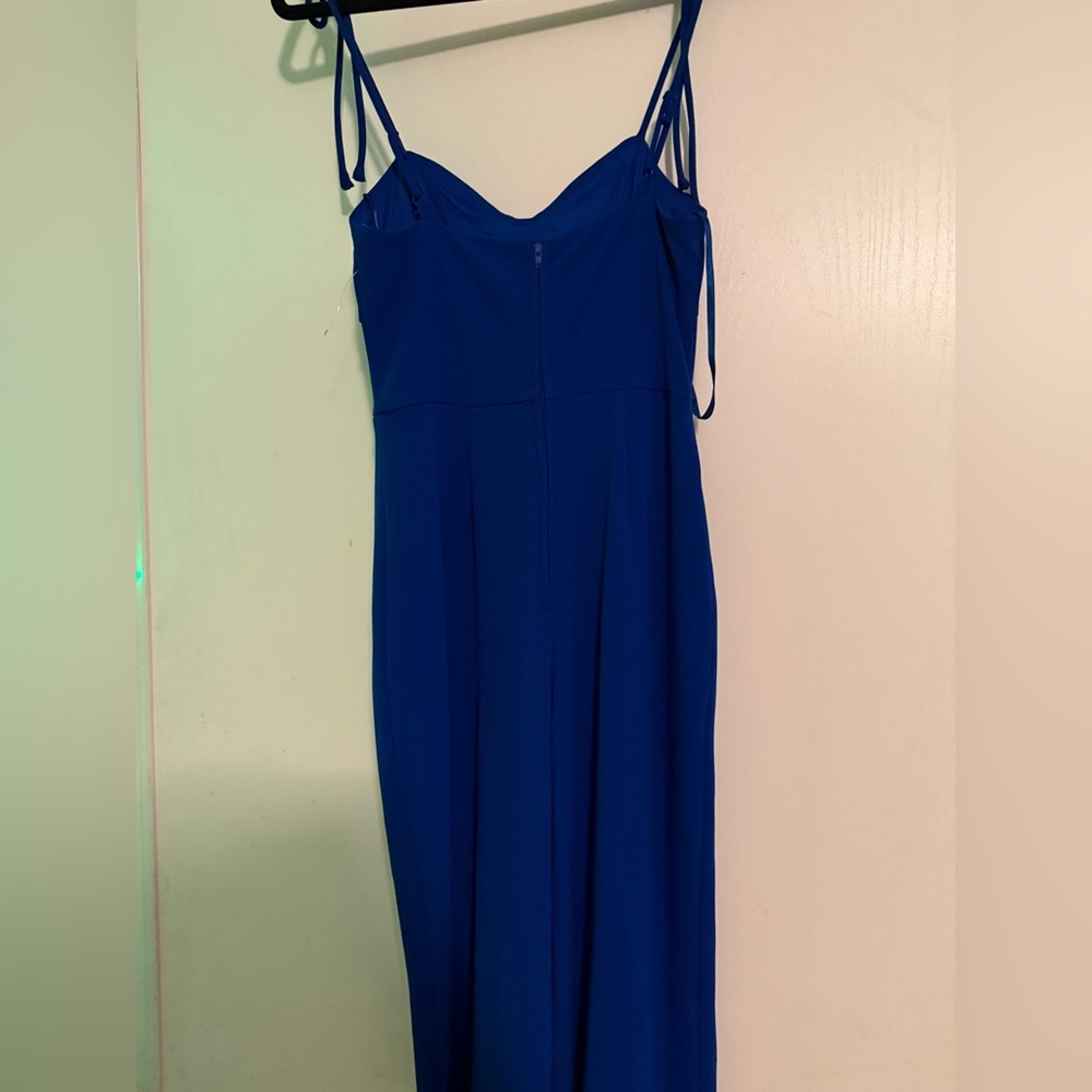 Elegant Blue Women's Dress
